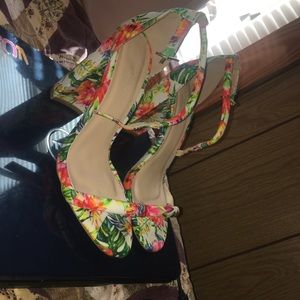 Multi color high heels
